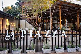 La Piazza and Oh So Sushi restuarant in the town of Victoria Falls, Zimbabwe