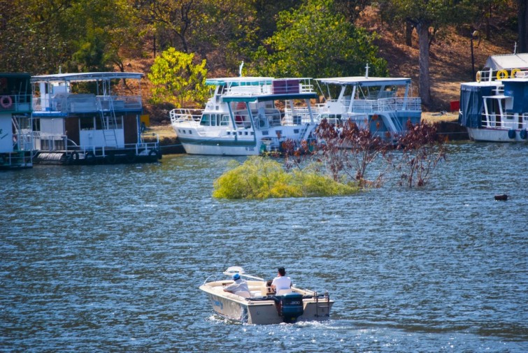 Houseboats on Lake Kariba