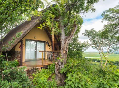 Poolside at Muchenje Safari Lodge - Chobe, Botswan