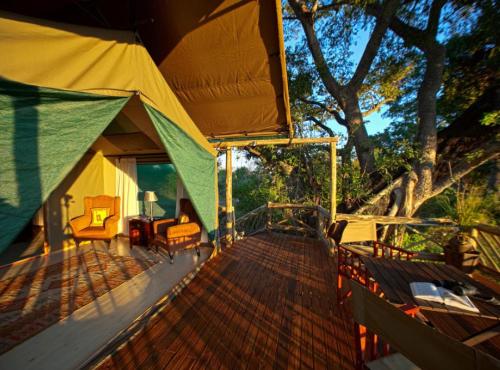 Pom Pom tented safari camp in the Okavango Delta, Botswana