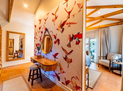 Guest room at Samanzi Luxury Cabaas, Victoria Falls - Zimbabwe