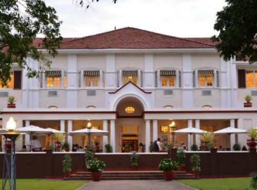 The classic front view of The Victoria Falls Hotel - Victoria Falls accommodation