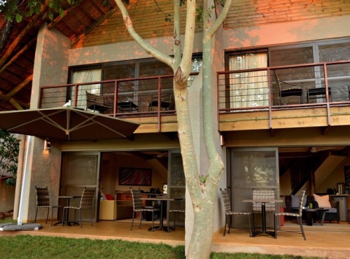 The front of Victoria Falls Safari Suites room - family accommodation in Victoria Falls