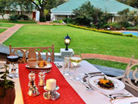 Inside a standard tented room at Davisons Camp, Hwange National Park - Zimbabwe