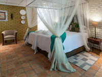 Deluxe room at Bayete Guest Lodge. Victoria Falls and Chobe safari.
