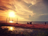 Sunset on the Lake Kariba at Bumi Hills Safari Lodge