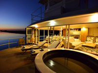 Chobe Princess houseboat on the Chobe River, Namibia