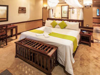 Luxury safari room at Chobe Safari Lodge, Botswana