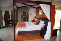Luxury suite at Elephant Camp, Victoria Falls, Zimbabwe