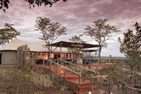 View from The Elephant Camp in Victoria Falls, Zimbabwe