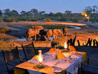 Elephant Valley Lodge near Chobe National Park, Botswana.