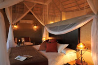 Safari room at Ngoma Safari Lodge. Victoria Falls and Chobe safari.