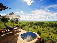 Ngoma Safari Lodge room, Chobe Forest reserve, Botswana