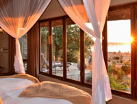 Ngoma Safari Lodge room, Chobe Forest reserve, Botswana