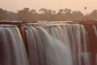 Sunrise over Victoria Falls