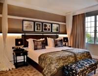 Classic bedroom at Victoria Falls Hotel, Zimbabwe