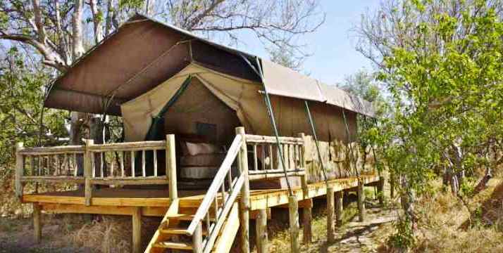 Tented camp at Third Bridge