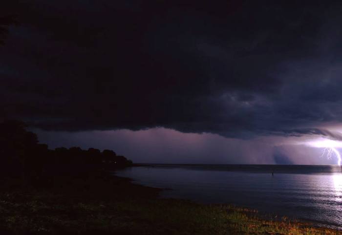 April evening storms in Kariba