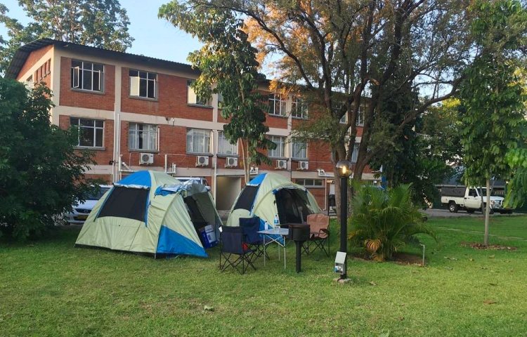 Campsite at N1 in Victoria Falls, Zimbabwe