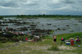 Zambezi River Picnic from Zimbabwe