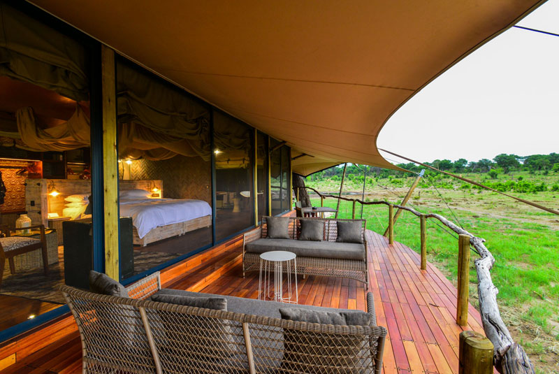 Outside the guestrooms