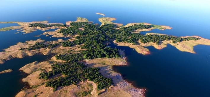 Island on Lake Kariba