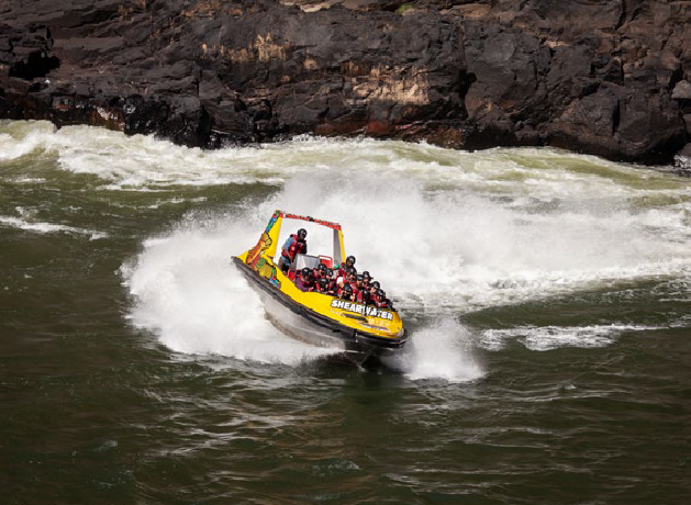 Adventure Adrenaline jetboat on the Zambezi

below the Victoria Falls, Zimbabwe