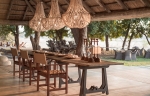 Covered dining area