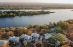 Right by the Zambezi River