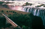 The train on the Victoria Falls Bridge