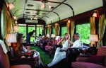 Relaxing in the Observation car