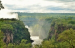 Magnificent view and spray of the Falls