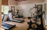 The hotel gym