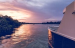 Sunset on the Zambezi River