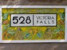 528 Victoria Falls sign at the gate