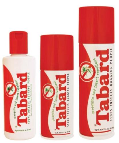 Tabard instect repellent - great for holidays to Victoria Falls and the surrounding region