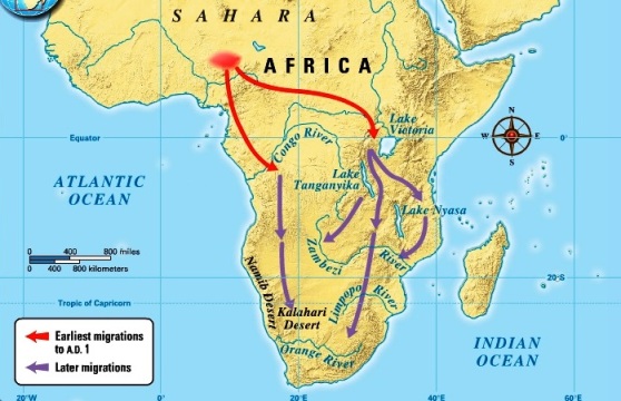 Bantu migration - Africa