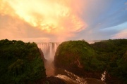 Taken from the Victoria Falls Bridge, Zimbabwe, Zambia