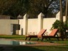 Sun-loungers by the swimming pool