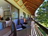 River-facing balconies for each room