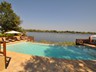 Sparkling pool by the terrace