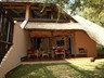 Outside a 2 bedroomed Lokuthula lodge