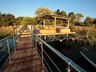Take a break on the pontoon by the Zambezi River