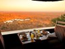 Sunset dinner on private balcony