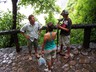 Our family on a tour of the Falls