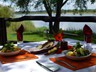 Enjoy lunch on the terrace...