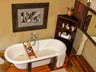 En-suite bathroom in each luxury tent