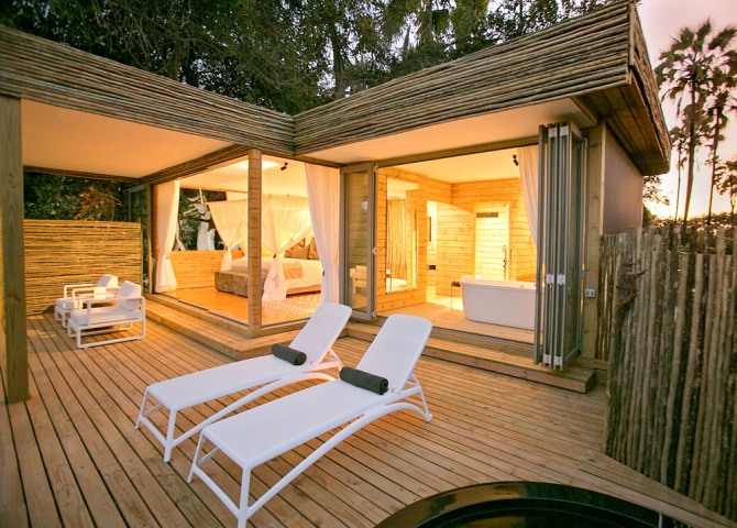Brand new Island suites on Kandahar Island, Zambezi River, Victoria Falls, Zimbabwe