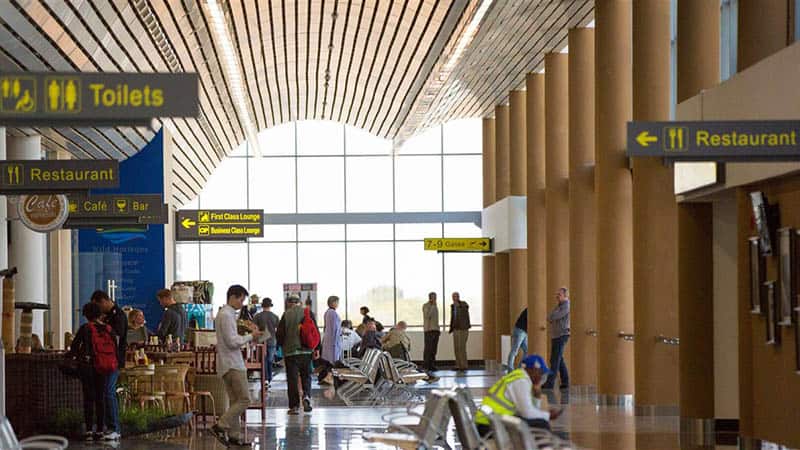 Inside the new Victoria Falls Airport - Zimbabwe