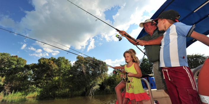 Family fishing fun